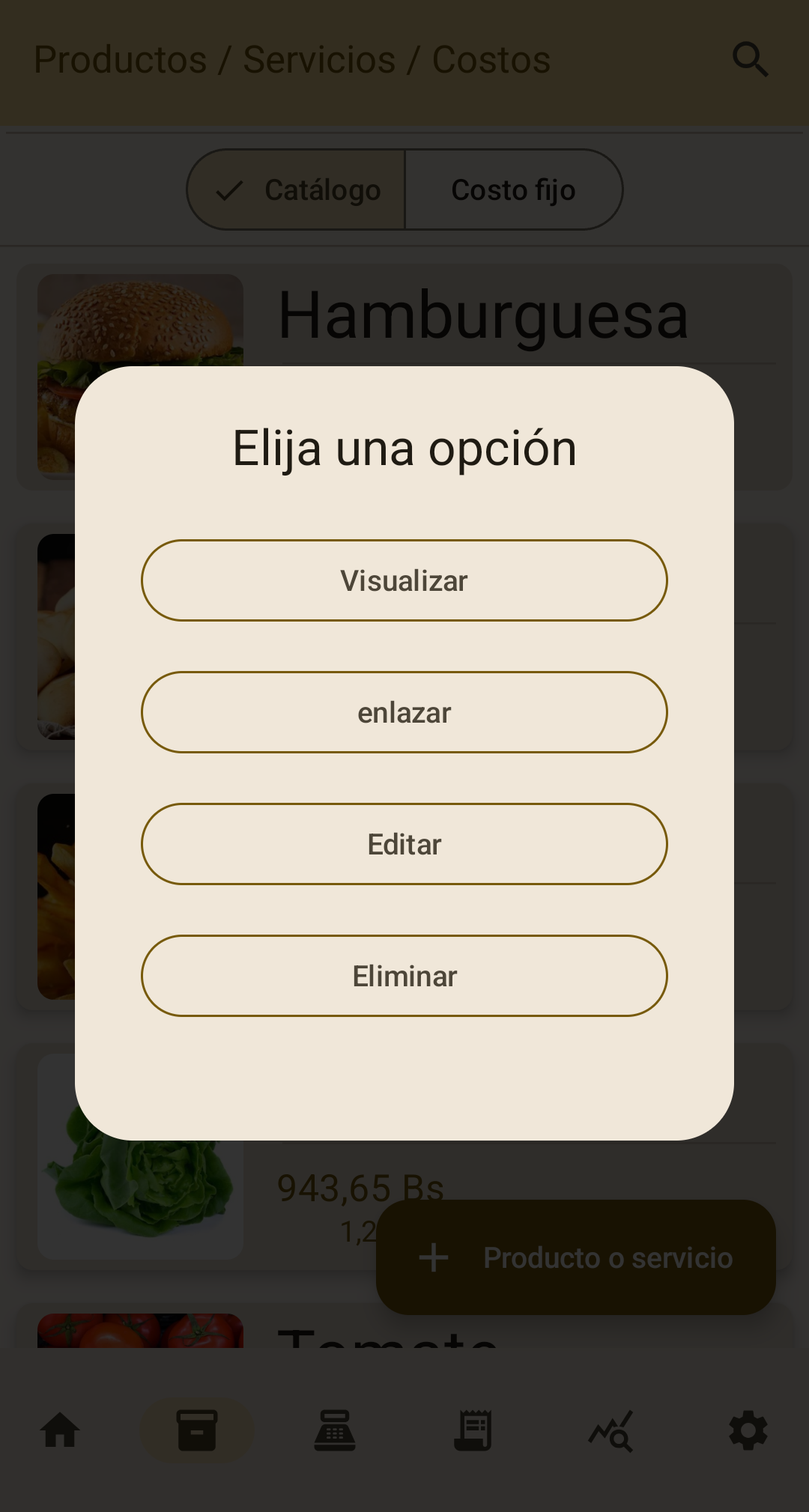 Paso 5: Enlazar Componentes e Insumos